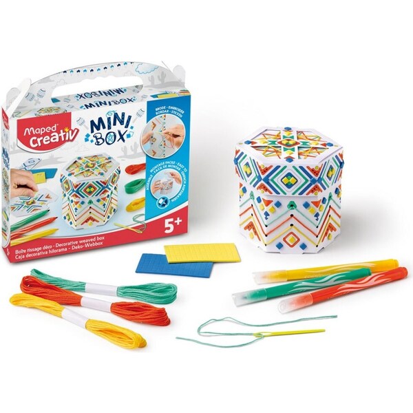 Maped Mini Box Decorative Weaved Box Kids Activity 5y+ Children Art/Craft Toy