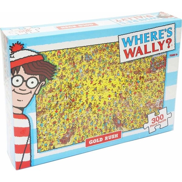 300pc Where's Wally Gold Rush 61cm Jigsaw Puzzle Educational Toys Kids/Children