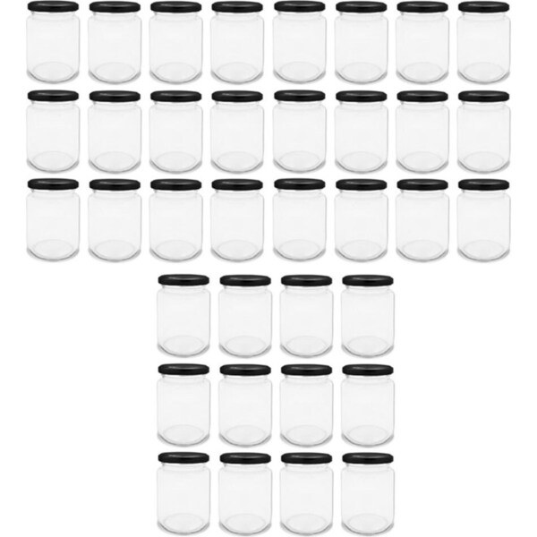 3x 12PK Lemon Lime Verona 150ml Jars Kitchen Storage Canister Container Clear