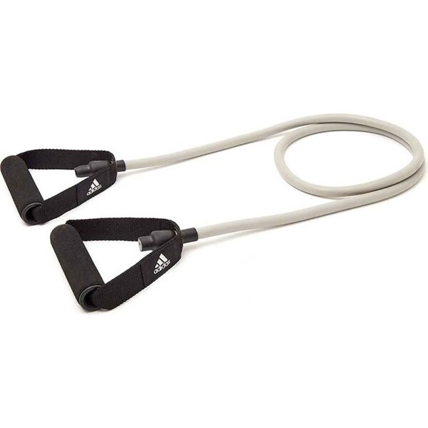 Adidas Rubber 140cm Resistance Tube Strength/Exercise Training Level 2 Black/WHT