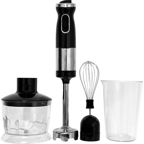 Healthy Choice 700W Electric Hand Stick Blender Food Chopper Mixer Beater Black