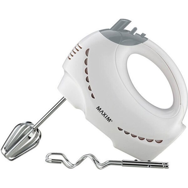Maxim 200W Electric Handheld/Portable Mixer Knead/Whisk w/ Beater/Dough Hooks WH