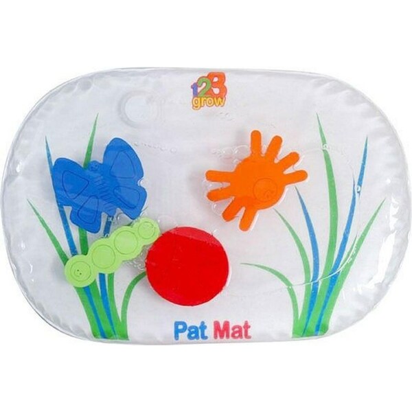 123 Grow 38x23cm Pat Mat Junior Water-Filled Fun Bugs Interactive for Baby 6m+