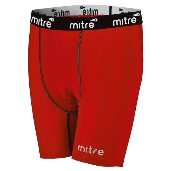 Mitre Neutron Compression Shorts Size XS Men Sport Activewear/Gym Tights Scarlet