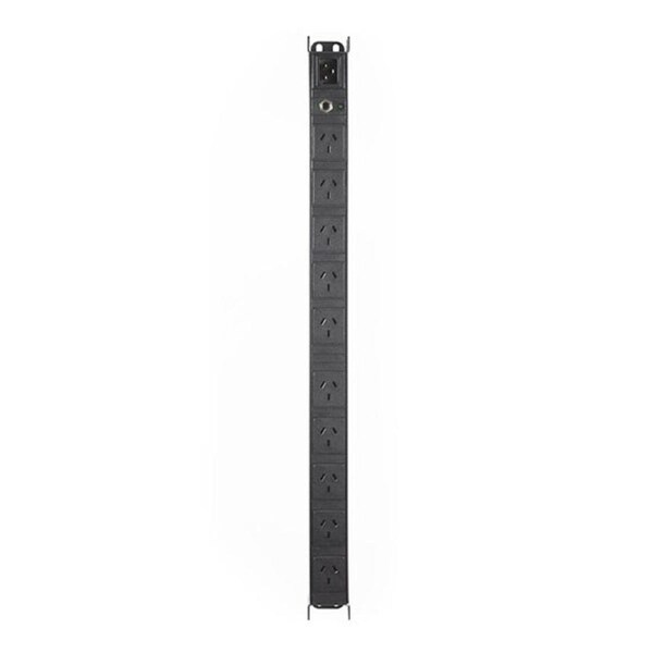 Vertical 19 Inch 10 Way Gpo Pdu Rack Mount Power Rail