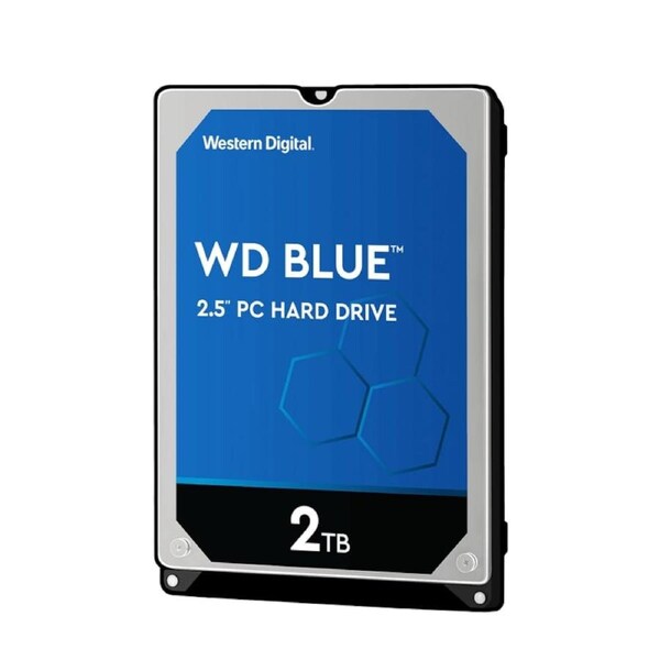 Western Digital 2TB WD Blue PC Mobile Hard Drive 2.5" SATA 5400RPM 128MB Cache [WD20SPZX]