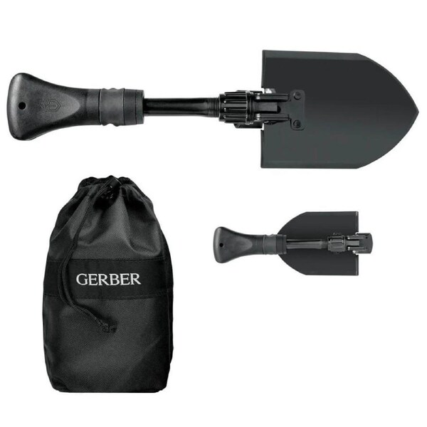 Gerber Gorge Lightweight Folding Shovel With Bag Outdoor