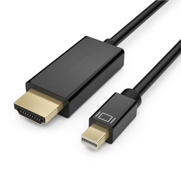 Black Mini DisplayPort DP to HDMI Cable Display Port For Microsoft Surface Pro/Macbook Pro/Macbook Air