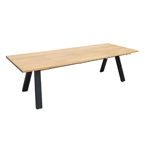 FurnitureOkay Teak Outdoor Dining Table (280x100cm)