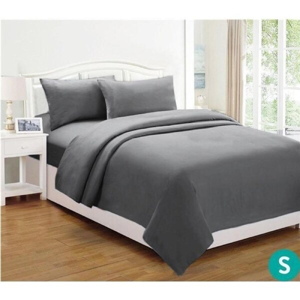 Micro Flannel Sheet Set 140GSM King Single / White