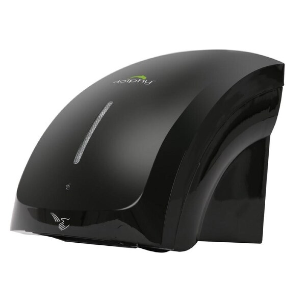 Dolphy Eco Pro Touchless Automatic Hand Dryer 1800W - Black ABS Wall-Mount, Energy-Efficient, Low Noise, Hygienic & Cost-Effective Hand Dryer for Commercial Washrooms