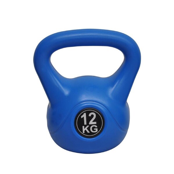 12kg Kettlebell - Home Gym Kettlebell Weight Fitness Exercise - Blue