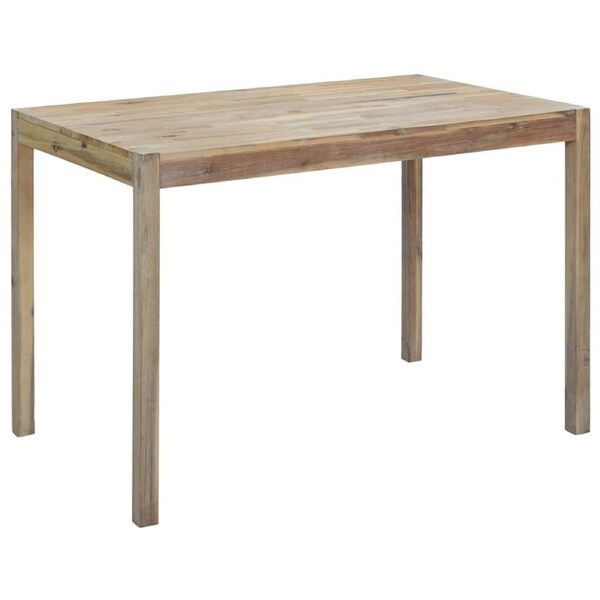 Dining Table 120x70x75 cm Solid Acacia Wood vidaXL