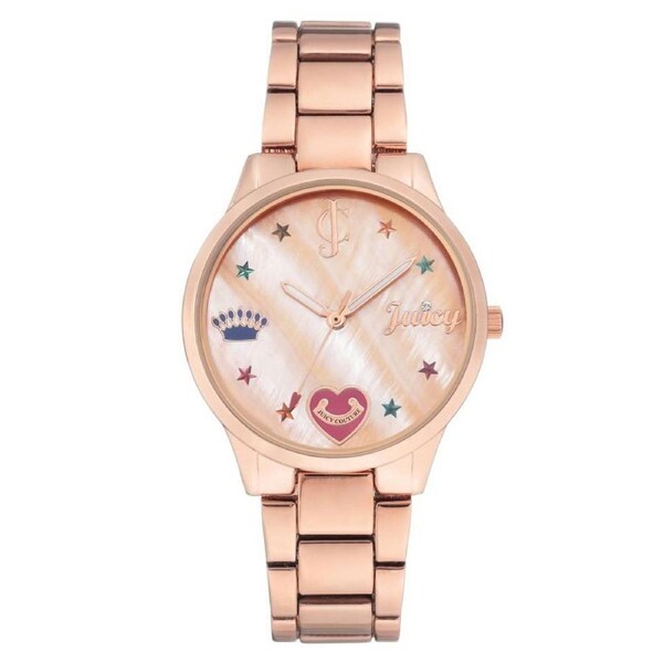 Juicy Couture Rose Gold Steel Women's Watch - JC1016RMRG