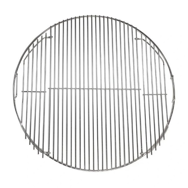 Stainless Steel Round Hinged BBQ Grill - Suits 57cm Kettle including Weber