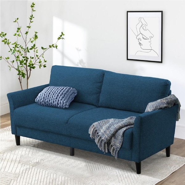 Zinus Jackie 3 Seater Sofa Couch - Blue