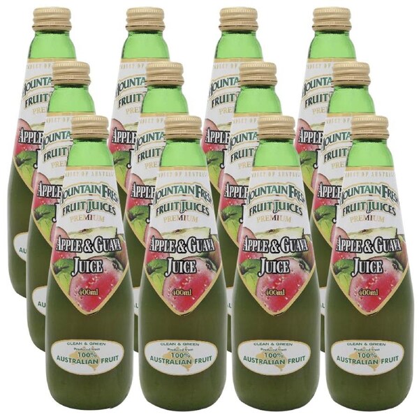 Mountain Fresh 400Ml Juice Apple & Guava 12 Pack