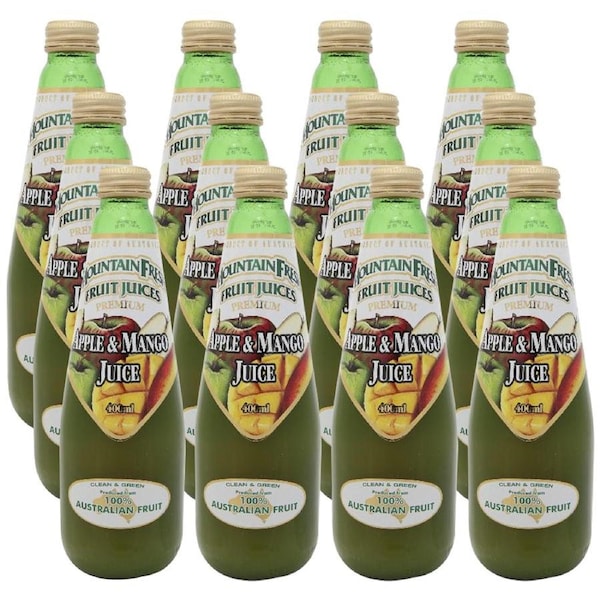 Mountain Fresh 400Ml Juice Apple & Mango 12 Pack