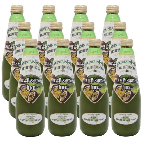 Mountain Fresh 400Ml Juice Apple & Passionfruit 12 Pack