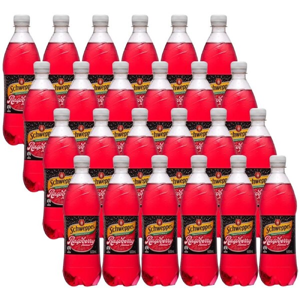 Schweppes 600Ml Raspberry 24 Pack