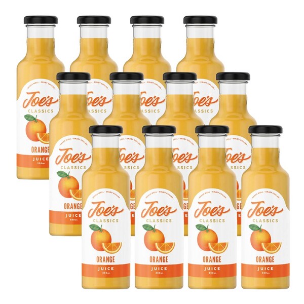 Joe'S Classics 350Ml Juice Orange 12 Pack