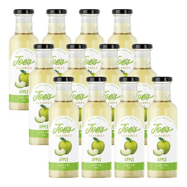 Joe'S Classics 350Ml Juice Apple 12 Pack