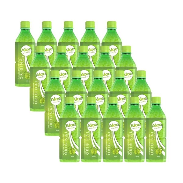 Aloe Mate 500Ml Aloe Vera Original 20 Pack