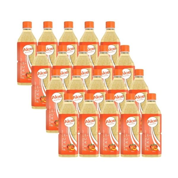 Aloe Mate 500Ml Aloe Vera Peach 20 Pack