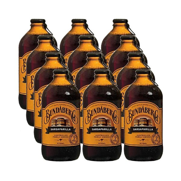 Bundaberg 375Ml Sarsaparilla 12 Pack
