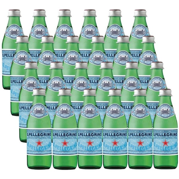San Pellegrino 250Ml Natural Mineral Water Sparkling Glass 24 Pack