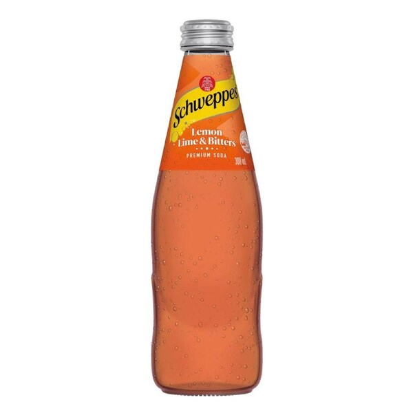 Schweppes 300Ml Lemon Lime & Bitters 24 Pack