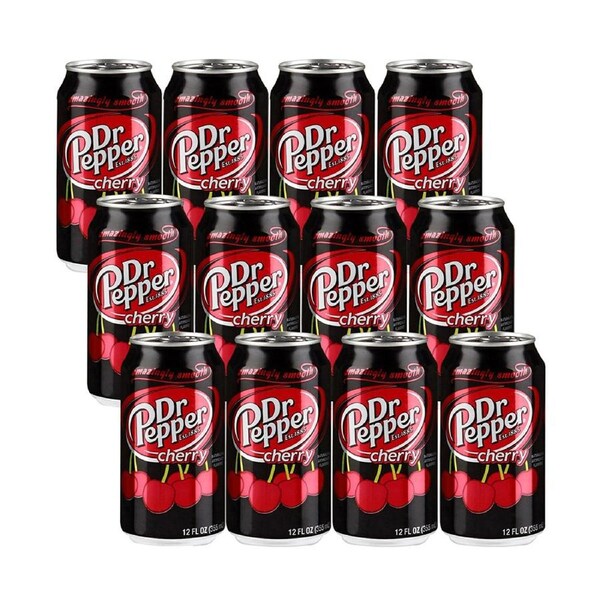 Usa Cans 355Ml Dr Pepper Cherry 12 Pack