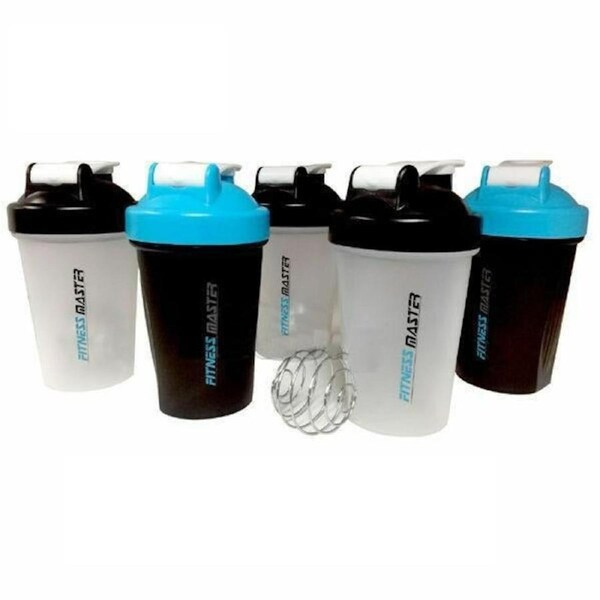 Multi GYM Protein Supplement Drink Blender Mixer Shaker Shake Ball Bottle 500ml 10X