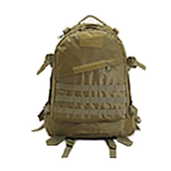 Hiking Utility 3D Outdoor MOLLE Military Tactical Rucksack Backpack Camping Bag Mud Color