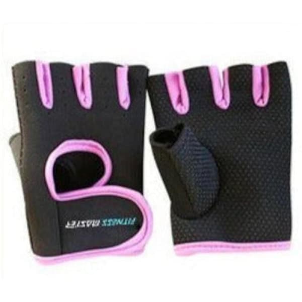 Premium Men Women Gym Gloves Exercise Training Workout Fitness Sports Gloves Pink / S