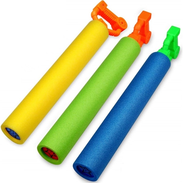 6 x Water Foam Shooter 28CM Gun Handle Blaster Pistol Pool Pump High Power Kids