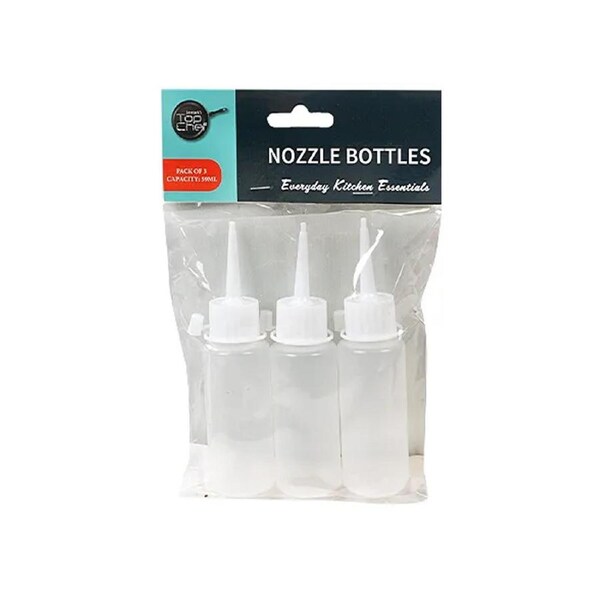 6 x Long Nozzle Squeeze Bottles Icing Bottles Sauce Bottles Craft Bottle liquid 59ml