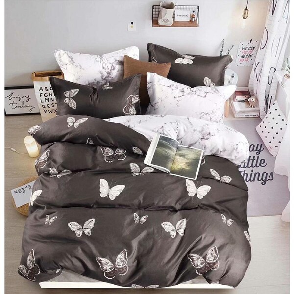 Butterfly Quilt/Doona/Duvet Cover Set (Queen Size) M418