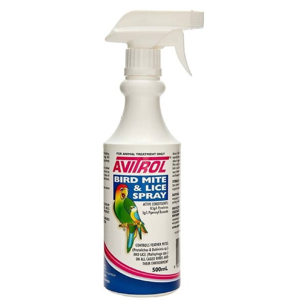 Avitrol Mite And Lice Spray For Birds 500ml