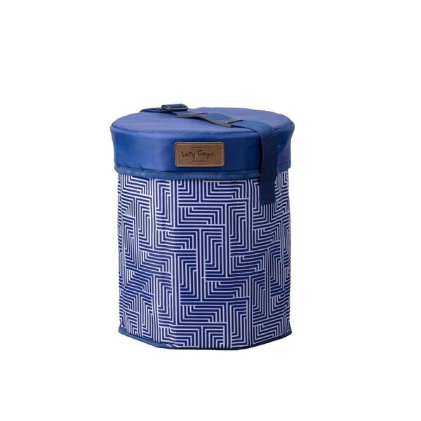 Compact Cooler Stool Basket Carry Bag Insulated Fishing Camping Picnic Outdoor Travel Beach BBQ 100KG Load Easy Carry w/Strap Makena