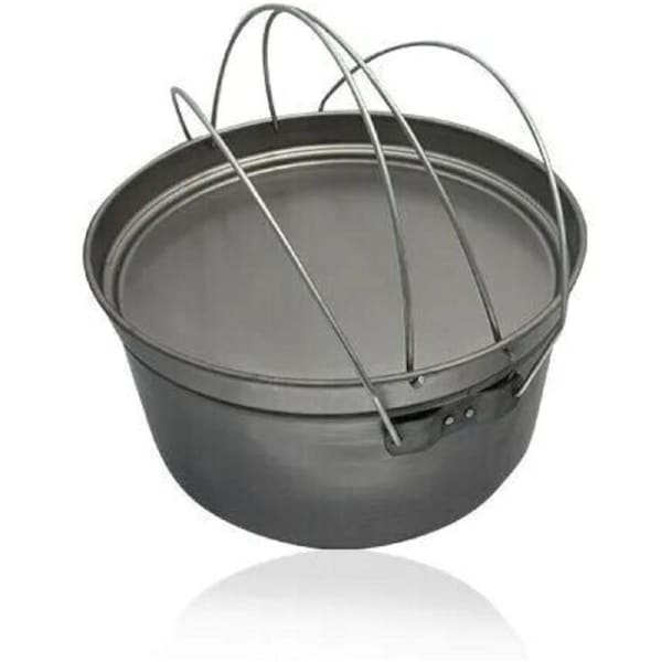 Aussie Spun Steel Camp Oven 10 inch