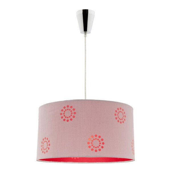 Fabian 1lt DIY Pendant Silver/Red