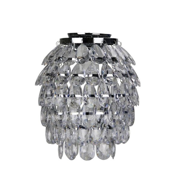 Bling Glass Crystal Drop DIY Batten Fix