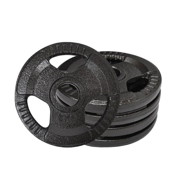 5kg x 4 Olympic Cast Iron Weight Plate Set - Energetics Home Gym