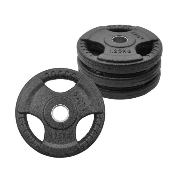 1.25kg x 4 Standard Rubber Coated Weight Plate Set - Commercial Grade