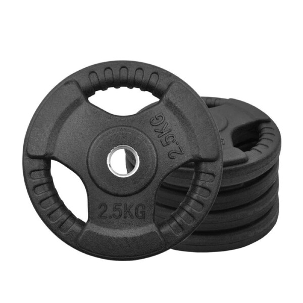 2.5kg X 4 Standard Rubber Coated Weight Plate Set - Commercial Grade