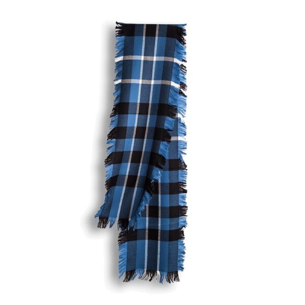 Ugg Fringed Check Wool Scarf Ozwear Ugg