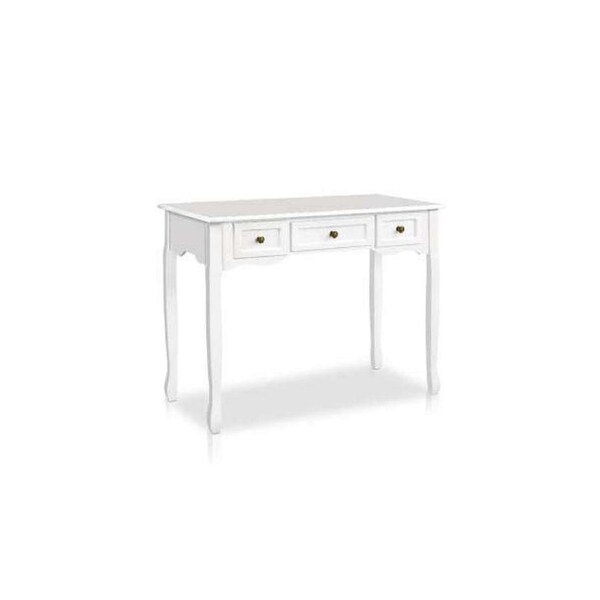 Hall Console Table Hallway Side Dressing Entry Wooden French Drawer White