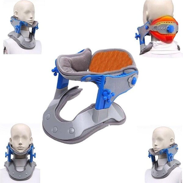 Thermal Cervical Collar Traction Brace - Adjustable