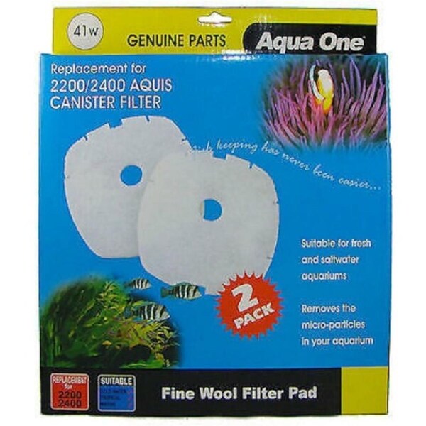 Aqua One Wool Pad X2 2200/2400 41W 25041W